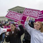 proteste per l'aborto negli usa
