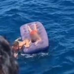 Bimbo materassino largo