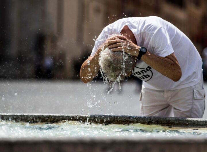 giornata di caldo e afa