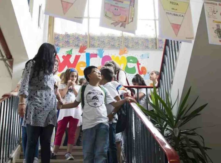 Bambini in una classe mista