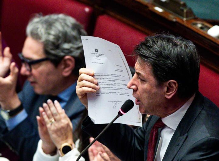 giuseppe conte in parlamento