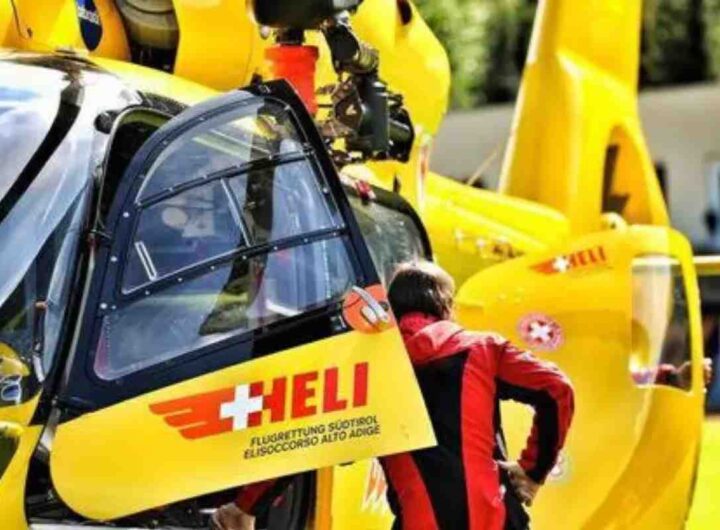Un elicottero dei soccorsi