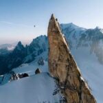 Il funambolo sul Monte Bianco