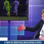 la giornalista della tv di arezzo con il cane