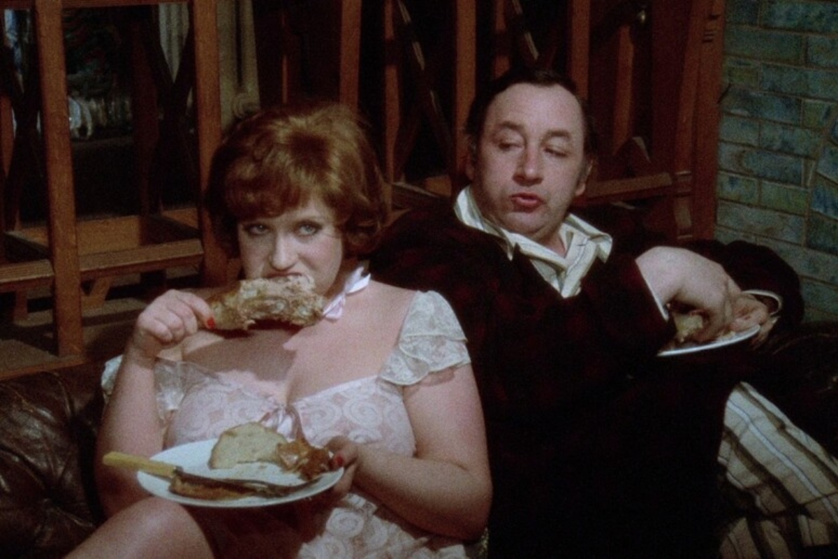 una scena dal film "La rande abbuffata"