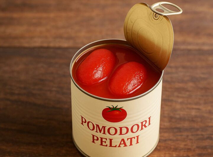 lattina di pomodori pelati