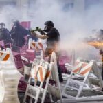 Gli scontri a Los Angeles