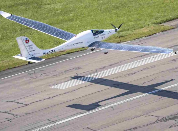 Aereo ad energia solare svizzero