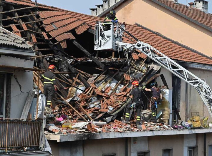 esplosione di un palazzo a torino