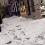 Il maltempo che si è abbattuto su Murcia