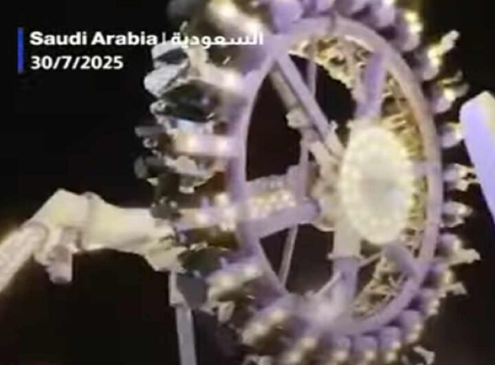 Il crollo della giostra in Arabia Saudita
