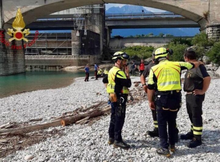 spiaggia sul fiume piave