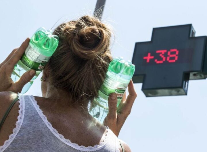 giornata di caldo e afa