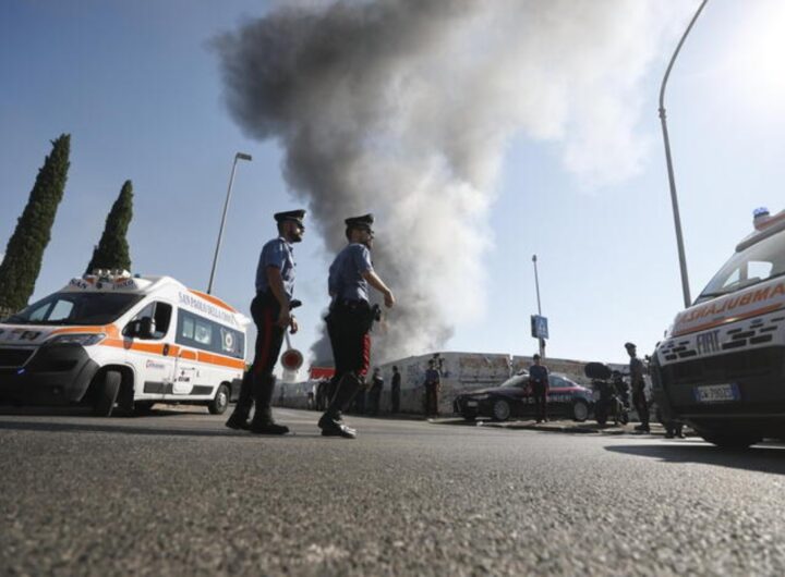 carabinieri esplosione gas roma