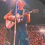 Chris Martin al concerto di Madison