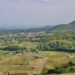 un paesaggio collinare