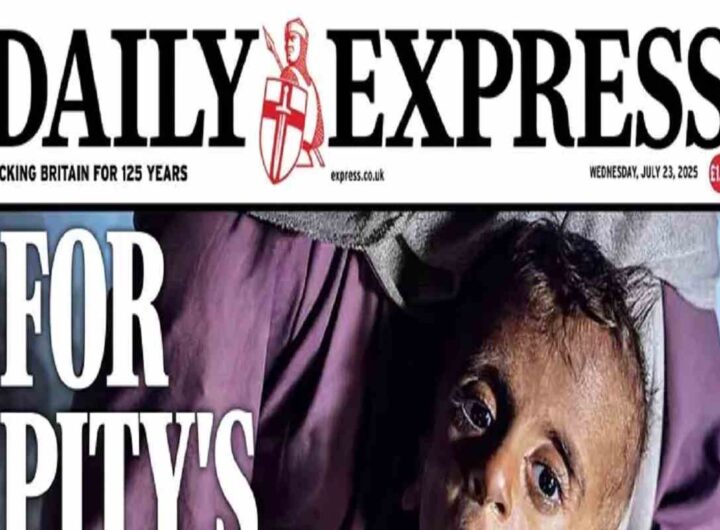 La foto del Daily Express