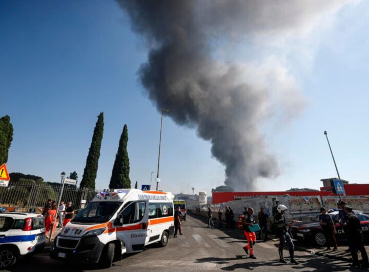 esplosione a roma