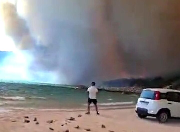 incendio a villasimius