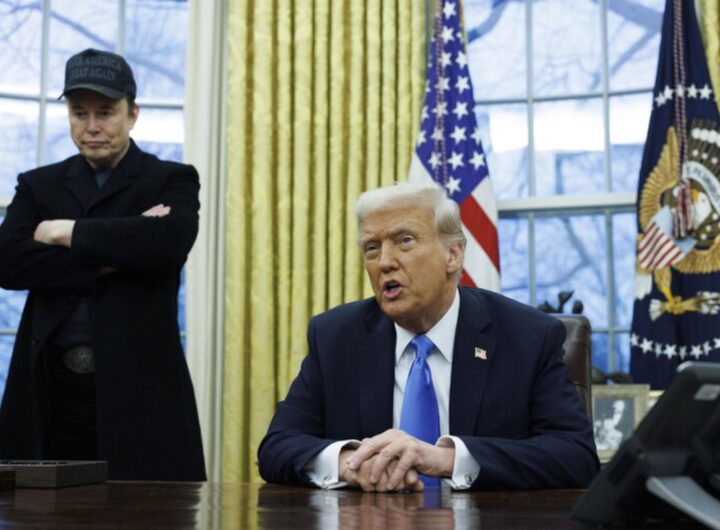musk e trump nello studio ovale