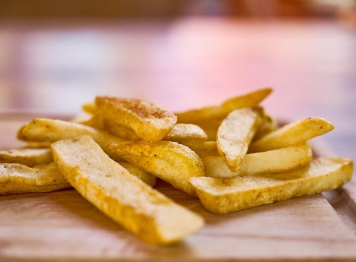 una manciata di patatine fritte