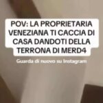 Un frame del video della ragazza cacciata a Venezia
