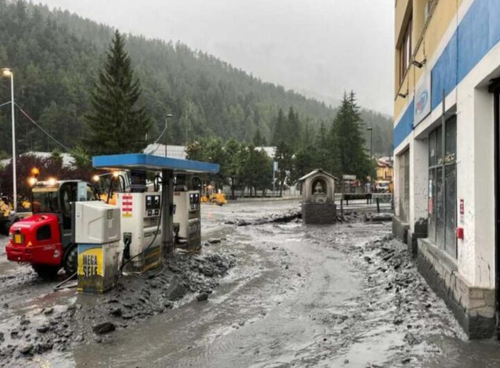 torrente esonda a bardonecchia