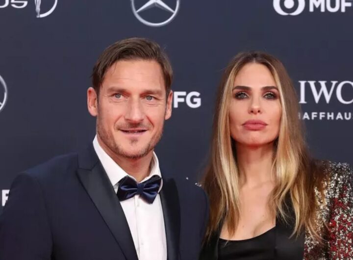In Ucraina e a Gaza di muore, i Rolex di Totti e Blasi dividono l’Italia, nella foto francesco totti ilary blasi