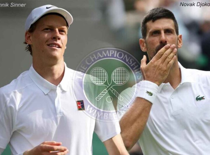 Ma l’Italia non è in crisi, tanti i problemi ma domenica c’è Sinner, nella foto Sinner e Djokovic