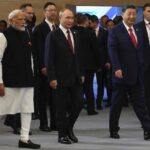La Cina ha aperto un nuovo fronte, l’intelligenza artificiale: prospettive e incognite, nella foto Modi, Putin e XI