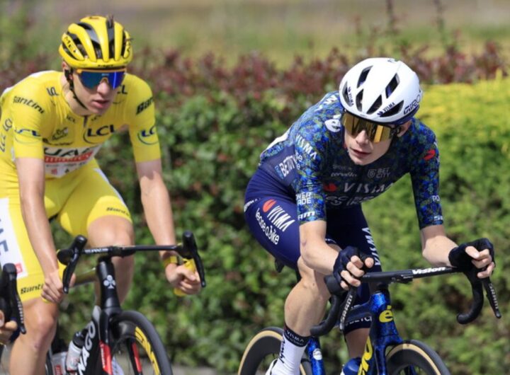 Jonas Vingegaard incoronato a Madrid re della Vuelta, tappa interrotta dai manifestanti pro Palestina, nella foto Jonas Vingegaard