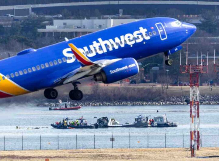 Un aereo della compagnia Southwest Airlines