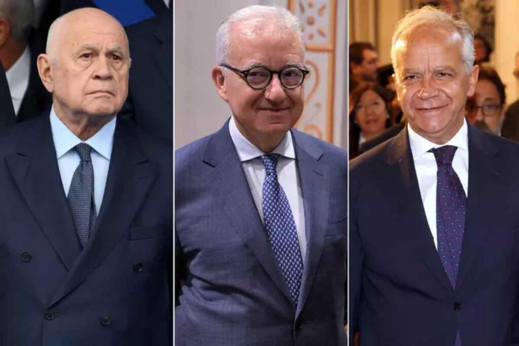 I ministri Nordio e Piantedosi e il sottosegretario Mantovano