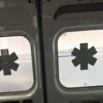 Un'ambulanza dall'interno