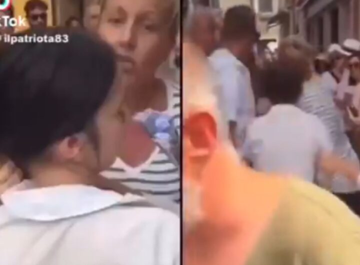 borseggiatrice presa per i capelli da turista