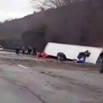 Le prime immagini dopo l'incidente del bus turistico avvenuto a New York