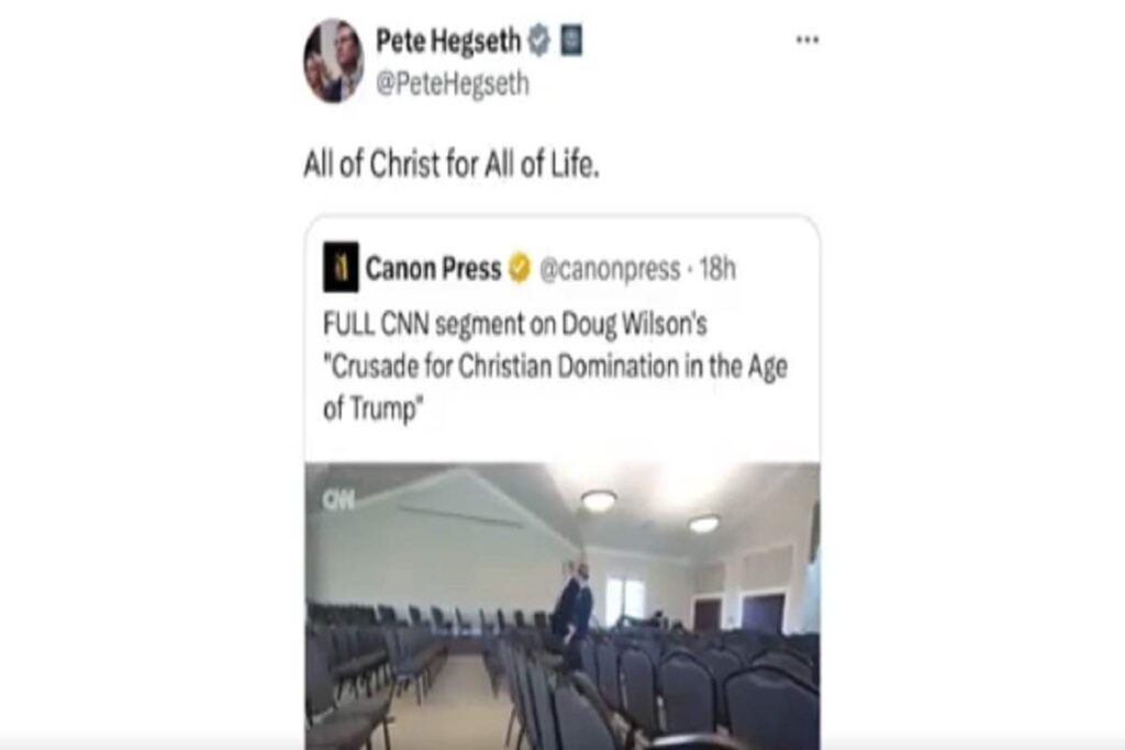 Il post del capo del Pentagono