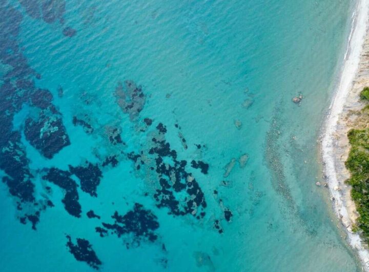 Il mare di Pisciotta visto dall'alto