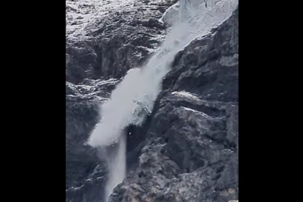 crollo ghiacciaio ortles