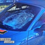 L'auto che ha colpito il 27enne irlandese lungo la Gardesana