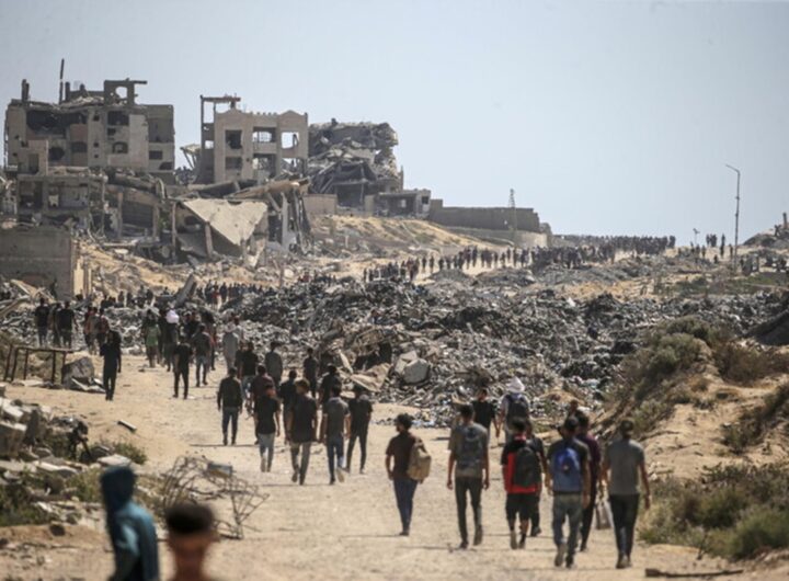 Pace senza speranza a Kiev e Gaza, nel Pd peggio mi sento: e attenti al l’abbronzatura (Merz docet), nella foto Gaza