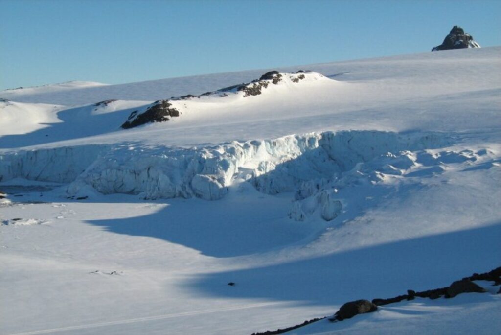 polo sud ghiacciaio ecology