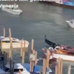 gondola scontro taxi