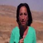 Lucia Goracci durante la diretta