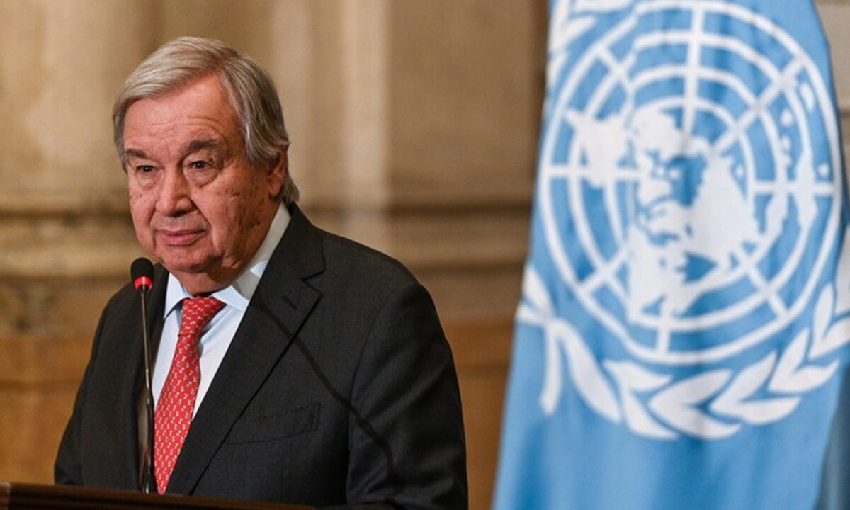 L’ONU è irrilevante, Costituzioni ipocrite e difesa dello Stato di Diritto in Europa, nella foto Il segretario generale delle Nazioni unite Antonio Guterres