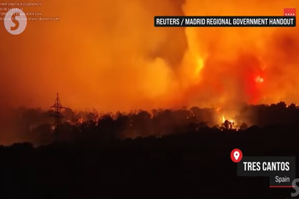 Incendi vicino Madrid