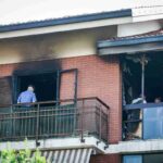 Incendio in una palazzina