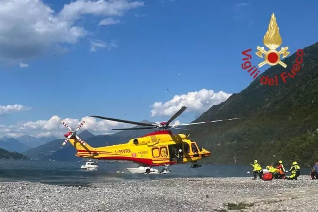 Le ricerche nel lago di Como