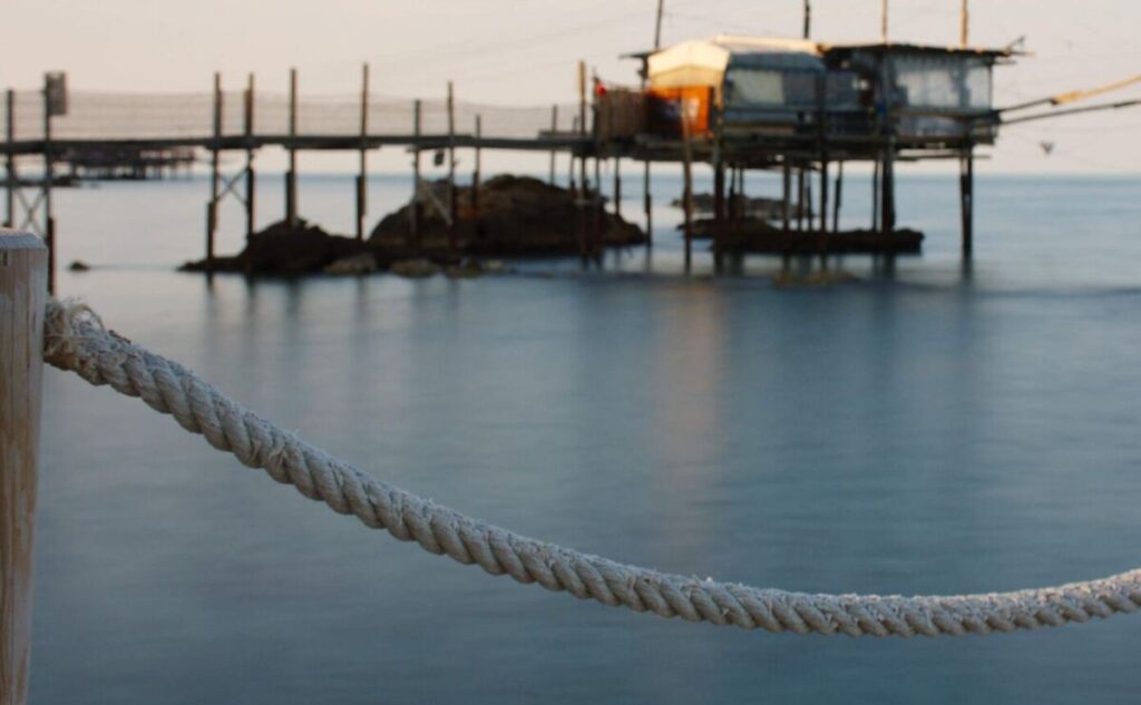 un trabucco in Abruzzo