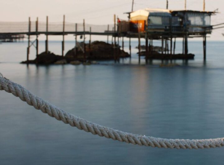 un trabucco in Abruzzo